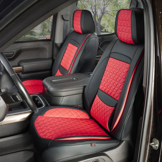 Luxury Seat Covers Black & Red