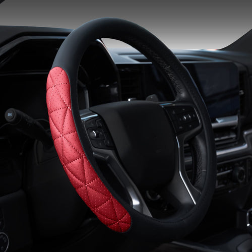 Luxury Steering Wheel Covers Red